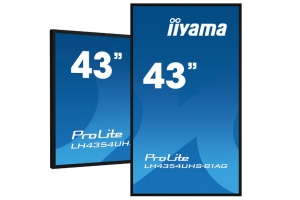 iiyama LH4375UHS-B1AG beeldkrant 108 cm (42.5") LCD Wifi 500 cd/m² 4K Ultra HD Type processor Android 8.0 18/7