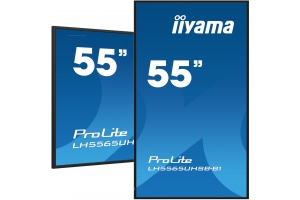 iiyama LH5565UHSB-B1 beeldkrant Kiosk-ontwerp 138,7 cm (54.6") LED Wifi 800 cd/m² 4K Ultra HD Zwart Type processor Android 11 24/7