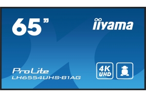 iiyama LH6554UHS-B1AG beeldkrant Digitale signage flatscreen 165,1 cm (65") LCD Wifi 500 cd/m² 4K Ultra HD Zwart Type processor Android 11 24/7