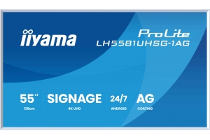 iiyama LH6581UHSG-1AG beeldkrant Interactief flatscreen 163,8 cm (64.5") Wifi 500 cd/m² 4K Ultra HD Wit Type processor Android 10 24/7
