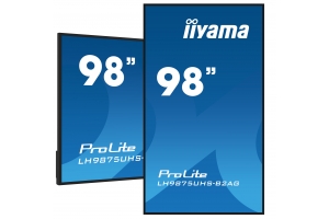 iiyama LH9875UHS-B2AG beeldkrant Digitale signage flatscreen 2,48 m (97.5") LED Wifi 500 cd/m² 4K Ultra HD Zwart Type processor Android 11 24/7