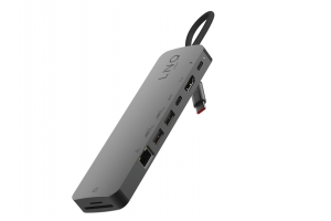 LINQ byELEMENTS LQ48020 - Pro Studio USB-C 10Gbps Multiport Hub with PD, 4K HDMI, NVMe M2 SSD, SD4.0 Card Reader and 2.5Gbe Ethernet