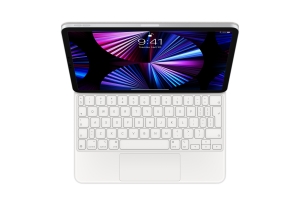 Apple MJQJ3Z/A toetsenbord voor mobiel apparaat Wit AZERTY US International