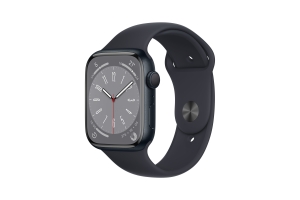 Apple Watch Series 8 OLED 41 mm Digitaal 352 x 430 Pixels Touchscreen Zwart Wifi GPS