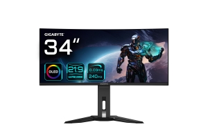 GIGABYTE MO34WQC2 computer monitor 86,4 cm (34") 3440 x 1440 Pixels Wide Quad HD OLED Zwart