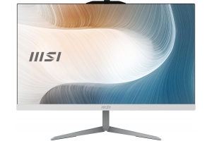 MSI Modern AM242 1M-1222EU All-in-One PC/workstation Intel Core 3 100U 60,5 cm (23.8") 1920 x 1080 Pixels Alles-in-één-pc 8 GB DDR5-SDRAM 256 GB SSD Windows 11 Pro Wi-Fi 6E (802.11ax) Wit