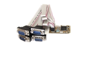 StarTech.com 4-poort RS232 Mini PCI Express Seriële Kaart met 16650 UART