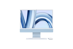 Apple iMac Apple M M3 59,7 cm (23.5") 4480 x 2520 Pixels Alles-in-één-pc 8 GB 256 GB SSD macOS Sonoma Wi-Fi 6E (802.11ax) Blauw