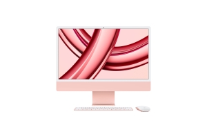 Apple iMac Apple M M3 59,7 cm (23.5") 4480 x 2520 Pixels Alles-in-één-pc 8 GB 256 GB SSD macOS Sonoma Wi-Fi 6E (802.11ax) Roze