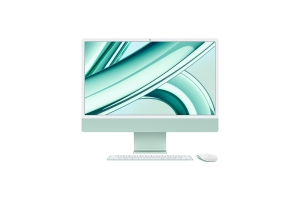 Apple iMac Apple M M3 59,7 cm (23.5") 4480 x 2520 Pixels Alles-in-één-pc 8 GB 256 GB SSD macOS Sonoma Wi-Fi 6E (802.11ax) Groen