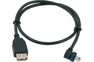 Mobotix MX-CBL-MU-EN-AB-05 USB-kabel 0,5 m Mini-USB B USB A Zwart
