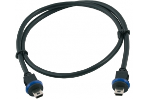 Mobotix MX-CBL-MU-STR-5 USB-kabel 5 m USB 2.0 Mini-USB A Zwart