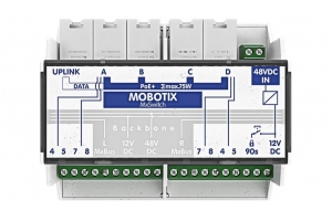 Mobotix MxSwitch Power over Ethernet (PoE) Grijs