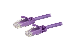 StarTech.com CAT6 kabel patchkabel snagless RJ45 connectors koperdraad ETL 1,5 m paars