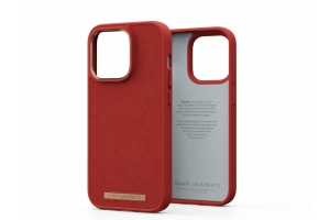 Njord byELEMENTS Suede Comfort+ Case - iPhone 14 Pro - Burnt Orange