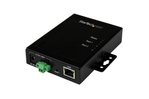 StarTech.com 2 Poorts Serieel naar IP Ethernet apparaatserver RS232 metaal en monteerbaar