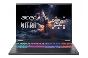 Acer Nitro 16S AI AN16S-61-R02G Copilot+ PC AMD Ryzen AI 7 350 Laptop 40,6 cm (16") WQXGA 16 GB DDR5-SDRAM 512 GB SSD NVIDIA GeForce RTX 5070 Wi-Fi 6E (802.11ax) Windows 11 Home US International Zwart