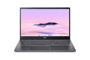Acer Chromebook CBE595-2T-TCO-380C Intel Core 3 100U 39,6 cm (15.6") Touchscreen Full HD 8 GB LPDDR5x-SDRAM 128 GB SSD Wi-Fi 6E (802.11ax) ChromeOS US International Grijs