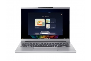 Acer Aspire 14 AI A14-61M-R329 AMD Ryzen AI 5 330 Laptop 35,6 cm (14") WUXGA 16 GB LPDDR5x-SDRAM 1 TB SSD Wi-Fi 6E (802.11ax) Windows 11 Home US International Zilver
