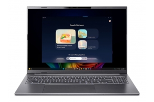 Acer Aspire 16 AI A16-52M-59QP Copilot+ PC Intel Core Ultra 5 226V Laptop 40,6 cm (16") WUXGA 16 GB LPDDR5x-SDRAM 512 GB SSD Wi-Fi 7 (802.11be) Windows 11 Home US International Grijs