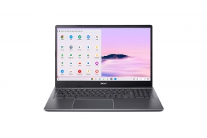 Acer Chromebook CBE595-2T-55NF Intel Core 5 120U 39,6 cm (15.6") Touchscreen Full HD 8 GB LPDDR5x-SDRAM 256 GB SSD Wi-Fi 6E (802.11ax) ChromeOS Grijs
