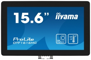 iiyama OTF1616MC-B1 beeldkrant Digitale signage flatscreen 39,6 cm (15.6") LCD 1100 cd/m² Full HD Zwart Touchscreen