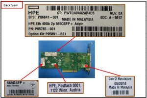 HPE P05891-B21 interfacekaart/-adapter Intern QSFP+