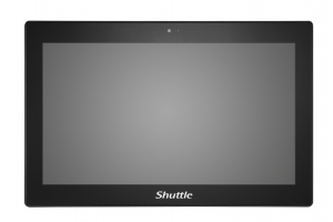 Shuttle All-In-One Panel PC Barebone P15WL01-i5 blauw, 15.6" Multi-Touch-Screen, i5-8365UE, 2xLAN, IP65, ventilatorloos , 24/7 permanent gebruik