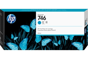 HP 746 cyaan DesignJet inktcartridge, 300 ml