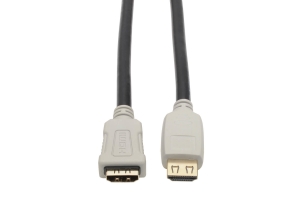 Tripp Lite P569-020-2B-MF HDMI kabel 6,09 m HDMI Type A (Standaard) Beige, Zwart