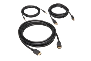 Tripp Lite P782-010-HA toetsenbord-video-muis (kvm) kabel Zwart 3,05 m
