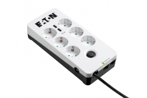 Eaton PB6TUD Overspanningsbeveiliging Zwart, Wit 6 AC-uitgang(en) 220 - 250 V 1,5 m
