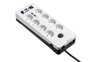 Eaton PB8TUF Overspanningsbeveiliging Zwart, Wit 8 AC-uitgang(en) 220 - 250 V 1,5 m