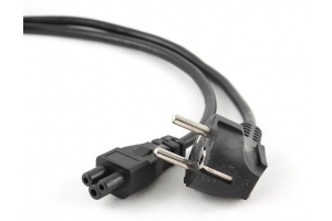 Gembird PC-186-ML12-3M electriciteitssnoer Zwart CEE7/7 C5 stekker