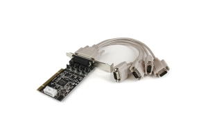 StarTech.com 4-poort RS232 PCI Seriële Kaart Adapter met Voedingsuitgang