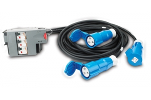 APC PDM2332IEC-3P30R-1 energiedistributie Zwart, Blauw