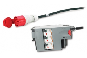 APC Stroomverdelingsmodule 3-polig 5-draads RCD 32A 30mA IEC309 1040CM