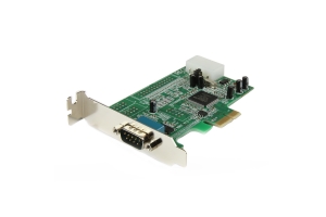 StarTech.com 1-port PCI Express RS232 Serial Adapter Kaart, PCIe RS232 Serial Host Controller Kaart, PCIe naar Serieel DB9, 16550 UART, Low Profile Uitbreidingskaart, Windows & Linux