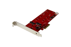 StarTech.com 2x M.2 SATA SSD controller kaart - PCI Express kaart