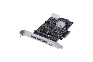 StarTech.com 4 poorts USB 3.1 PCIe kaart met 2 onafhankelijke kanalen 3x USB-A en 1x USB-C