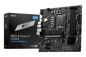 MSI PRO B760M-P DDR4 moederbord Intel B760 LGA 1700 micro ATX