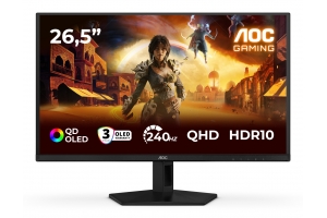 AOC G4 Q27G41ZDF computer monitor 67,3 cm (26.5") 2560 x 1440 Pixels Quad HD QD-OLED Zwart, Rood