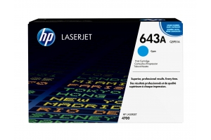 HP 643A originele cyaan LaserJet tonercartridge