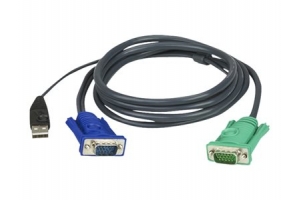 HPE Q5T69A toetsenbord-video-muis (kvm) kabel Zwart 1,8 m