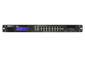 QNAP QGD-1600 Managed Gigabit Ethernet (10/100/1000) 1U Zwart, Grijs