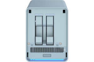 QNAP QMiroPlus-201W NAS Desktop Ethernet LAN Blauw J4125