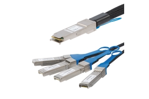 StarTech.com QSFP+ DAC Breakout Twinax kabel - MSA conform - 2 m