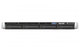 Intel R1304WF0ZSR server barebone Intel® C624 LGA 3647 (Socket P) Rack (1U) Grijs, Zwart