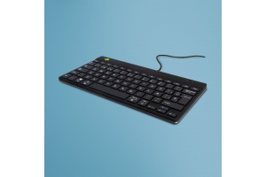 R-Go Tools Ergonomisch toetsenbord R-Go Compact Break, compact toetsenbord met pauzesoftware, QWERTY (ES), bedraad, zwart