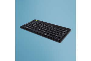 R-Go Tools Ergonomisch toetsenbord R-Go Compact Break, compact toetsenbord met pauzesoftware, QWERTY (ES), Bluetooth, zwart